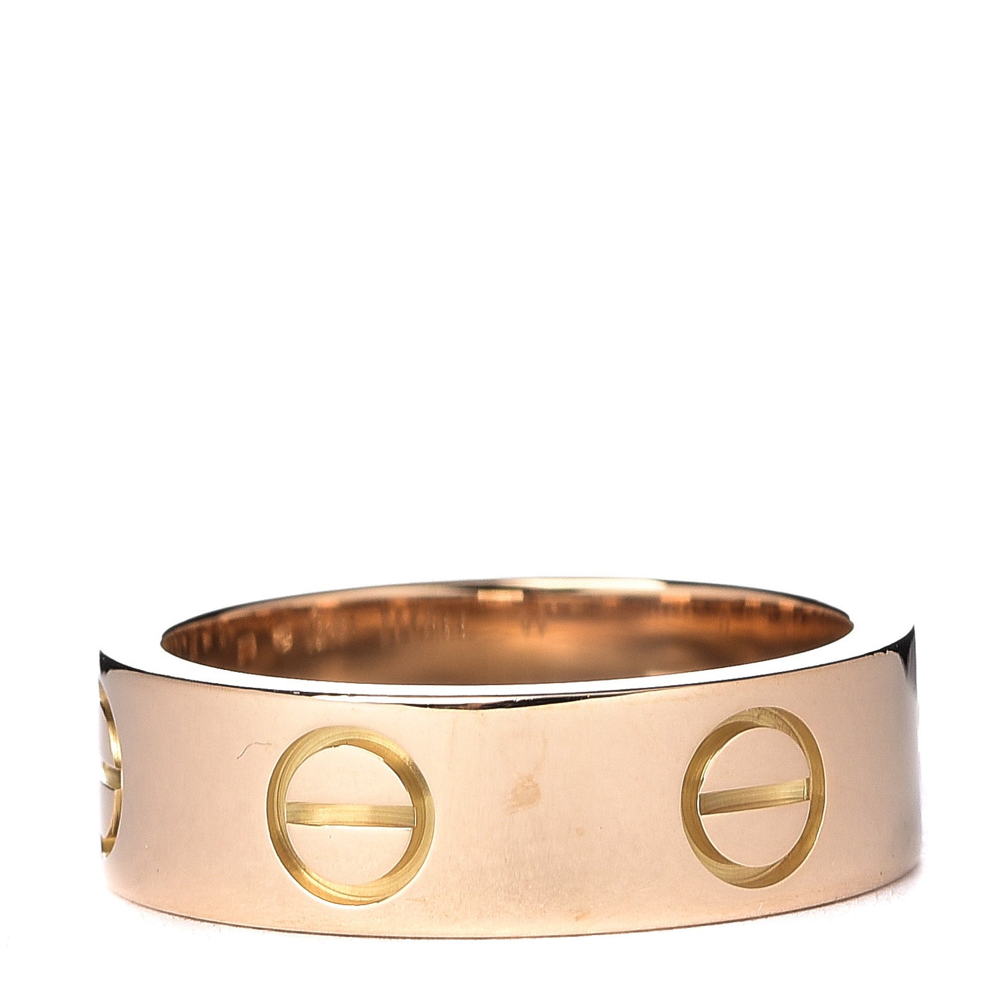 18K Yellow Gold 5.5mm LOVE Ring 50 5.25