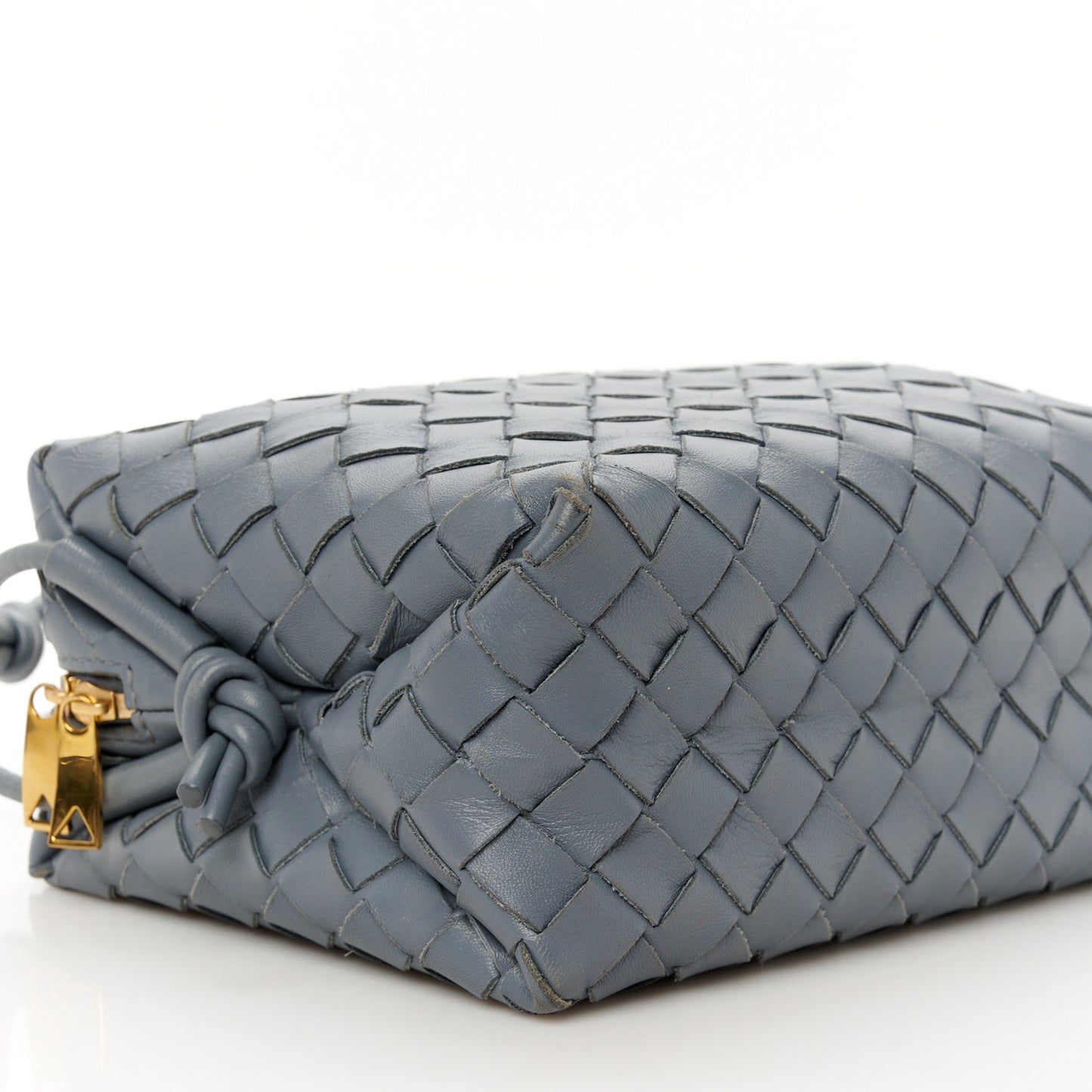 Nappa Intrecciato Small Loop Camera Bag Thunder