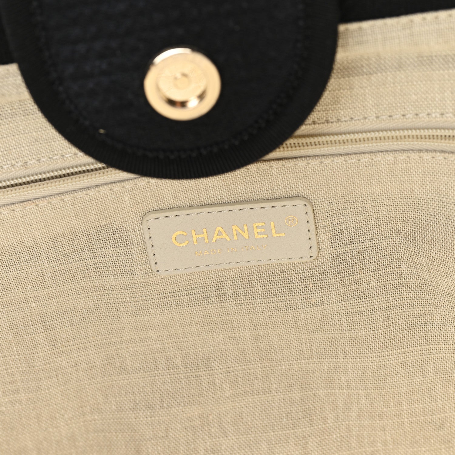 Chanel Mixed Fibers Medium Deauville Tote Black 6 of 11