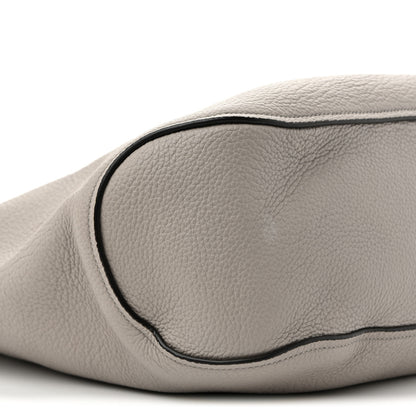 Salvatore Ferragamo Calfskin Margot Hobo Grey 9 of 13