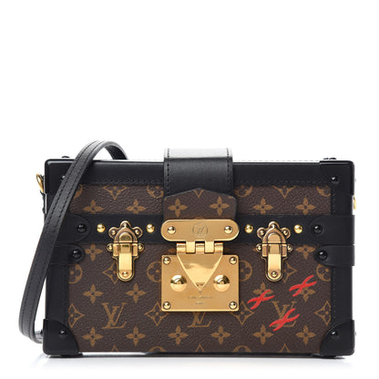 Louis Vuitton Monogram Petite Malle Black 1 of 12