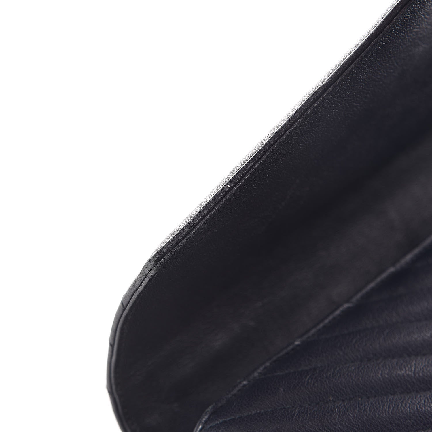 Saint Laurent Sheepskin Matelasse Chevron Monogram Large College Satchel Deep Marine 9 of 13