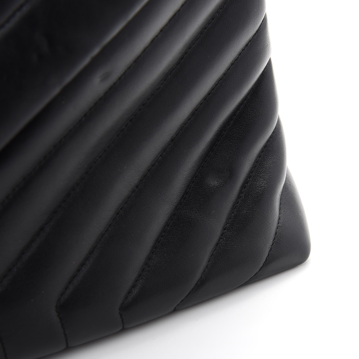 Saint Laurent Calfskin Y Quilted Monogram Large Loulou Chain Satchel Black 10 of 10