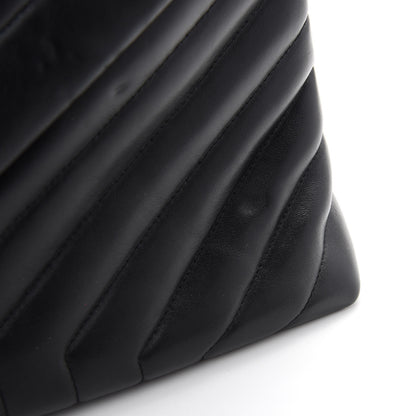 Saint Laurent Calfskin Y Quilted Monogram Large Loulou Chain Satchel Black 10 of 10