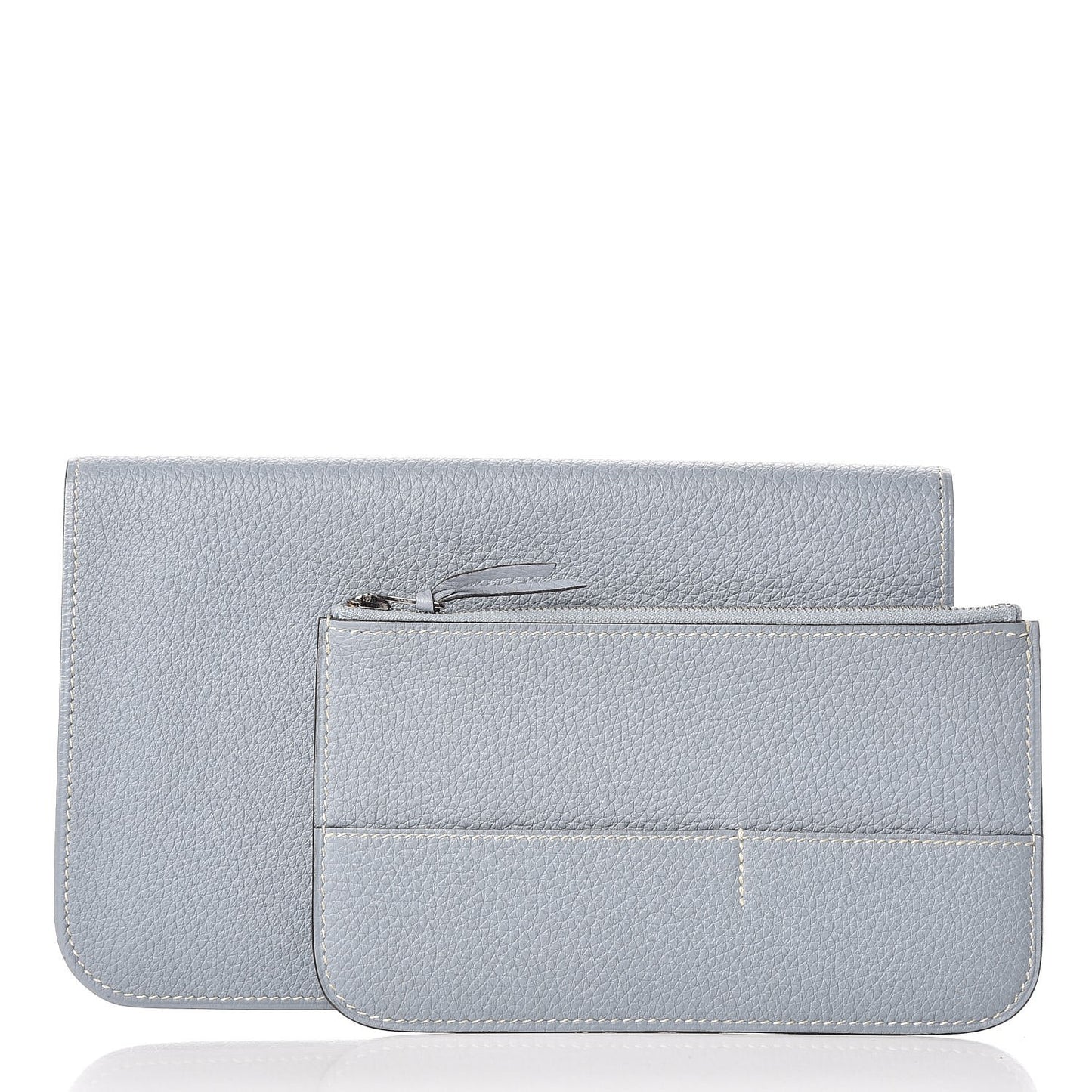 Togo Dogon Duo Wallet Bleu Lin