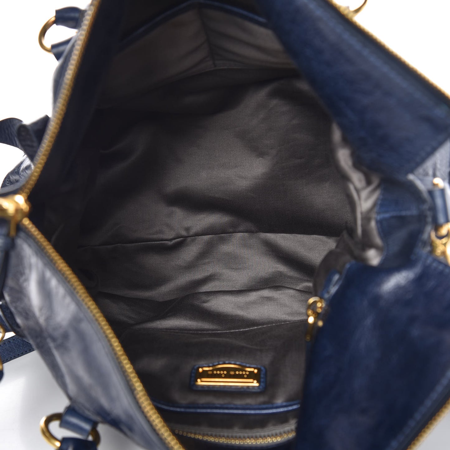 Vitello Lux Medium Bow Bag Bleuette