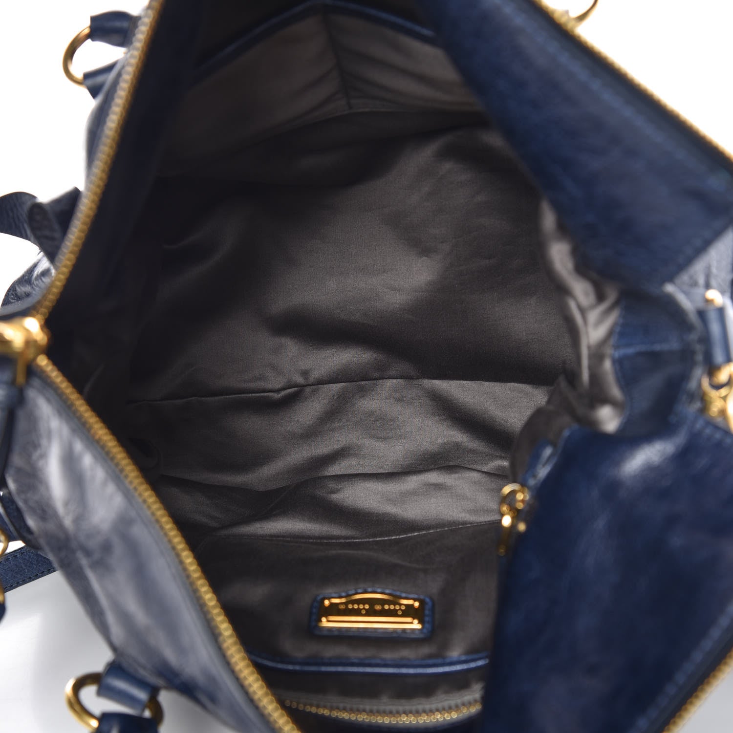 Miu Miu Vitello Lux Medium Bow Bag Bleuette 6 of 10