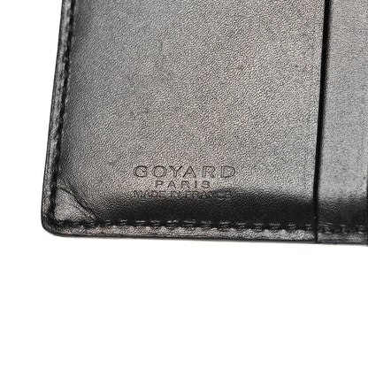 Goyard Goyardine Saint Marc Folding Card Case Black 6 of 8