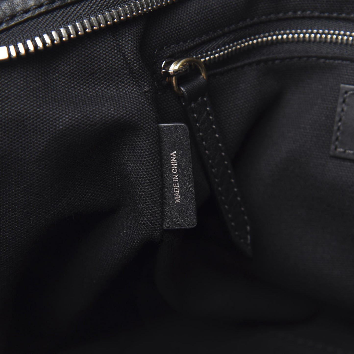 Canvas Mega Check Grained Calfskin Medium Harcourt Satchel Black