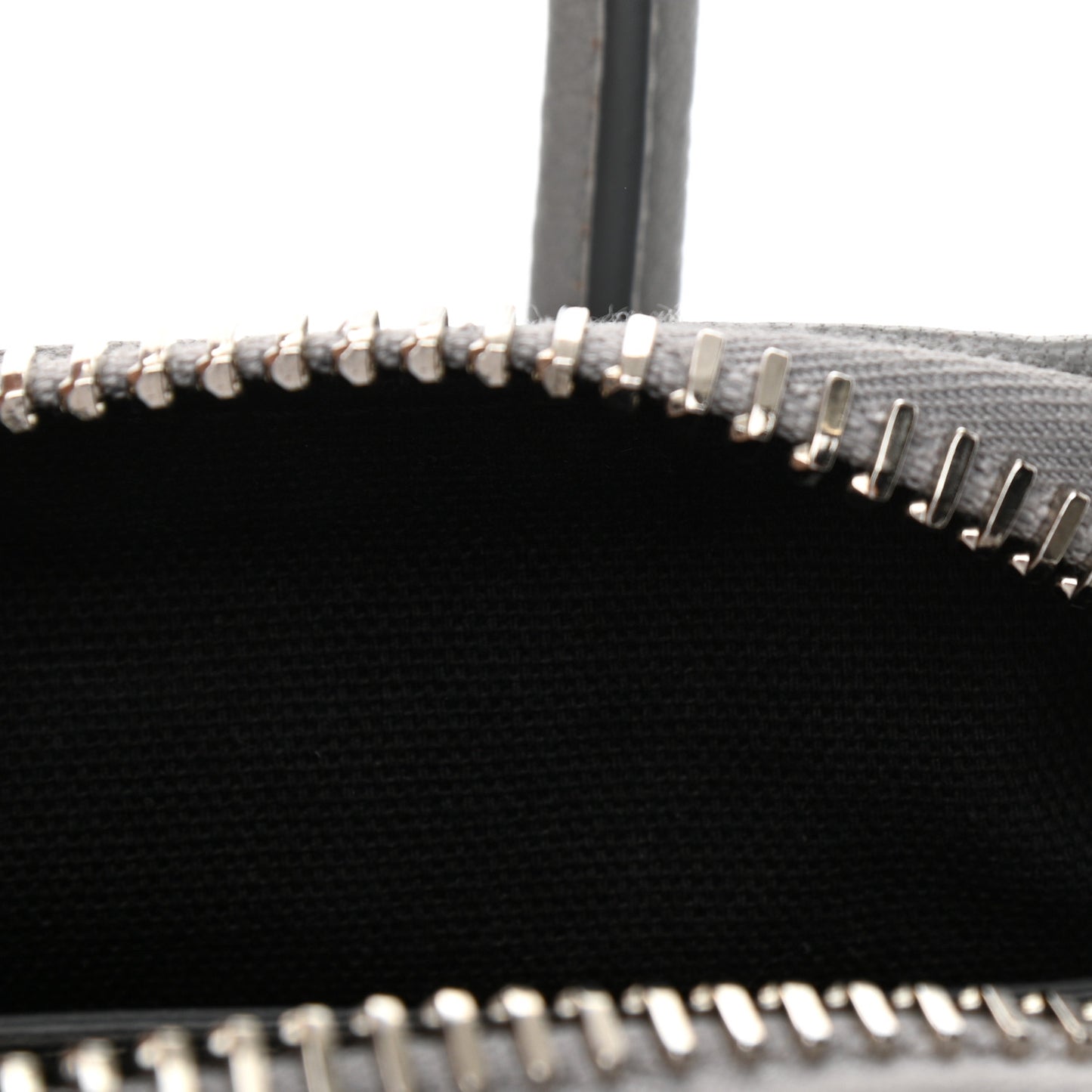 Sugar Goatskin Mini Antigona Pearl Grey
