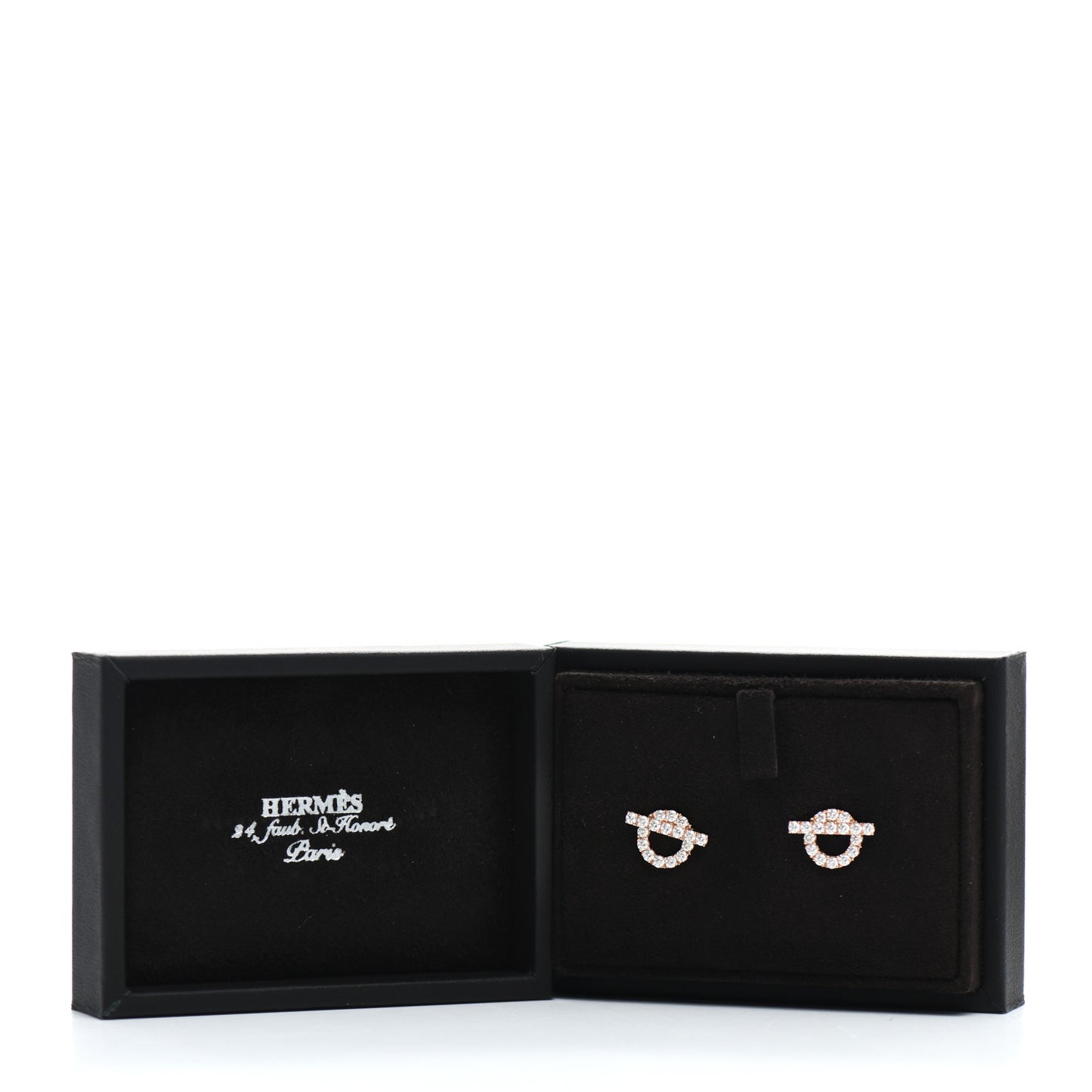 18K Rose Gold Diamond Finesse Earrings