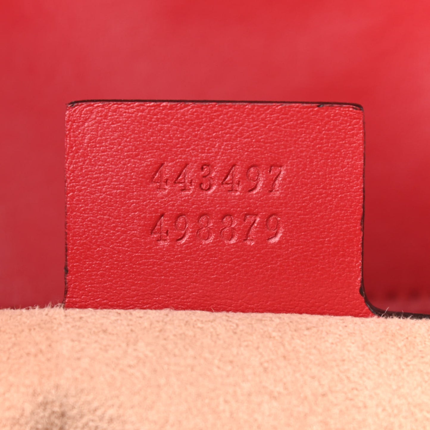 Calfskin Matelasse Small GG Marmont Shoulder Bag Hibiscus Red
