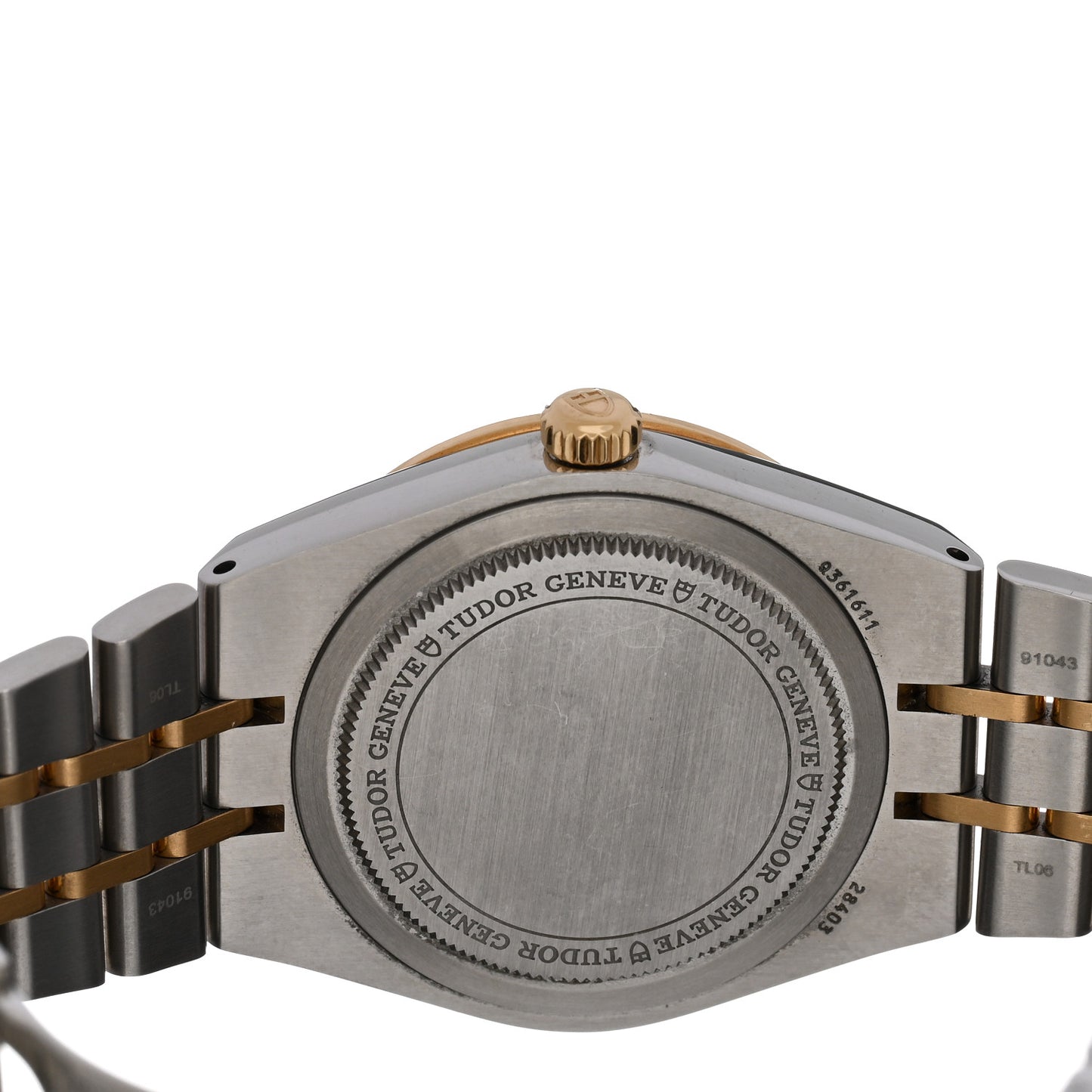Stainless Steel 18K Yellow Gold 34mm Royal Automatic Watch Black 28403