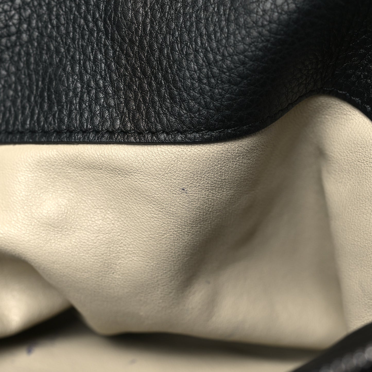 Pebbled Sport Calfskin Studded Elena Black