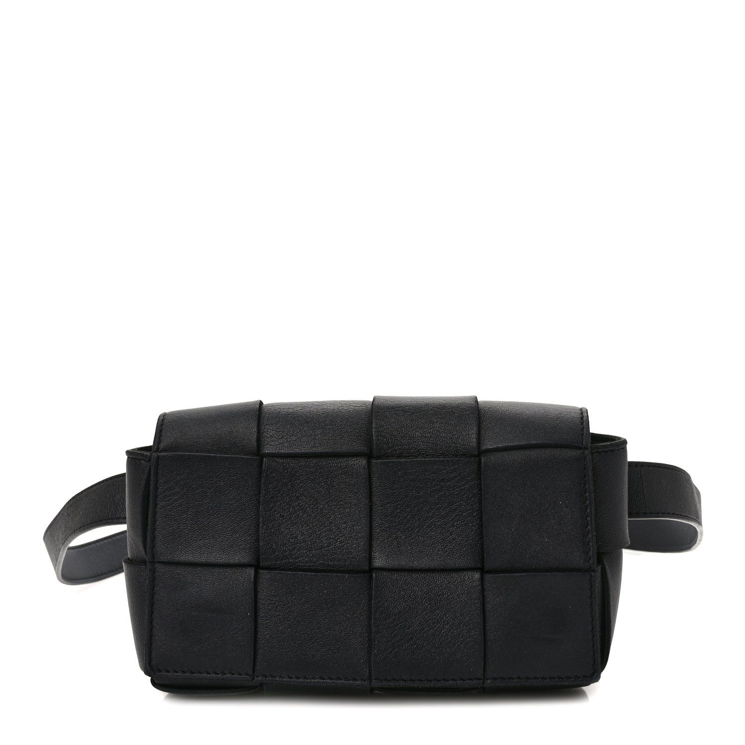 Bottega Veneta Nappa Maxi Intreccio The Belt Cassette Bag Black 1 of 9
