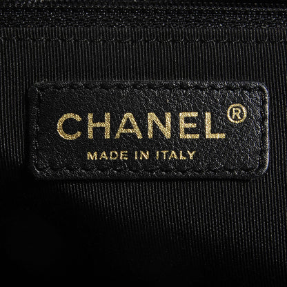 Chanel Calfskin Cerf Executive Shopper Tote Black 6 of 8