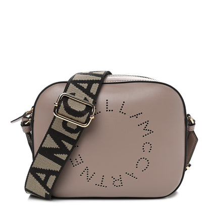 Stella McCartney Eco Alter Nappa Perforated Logo Mini Bag Dark Taupe 1 of 4