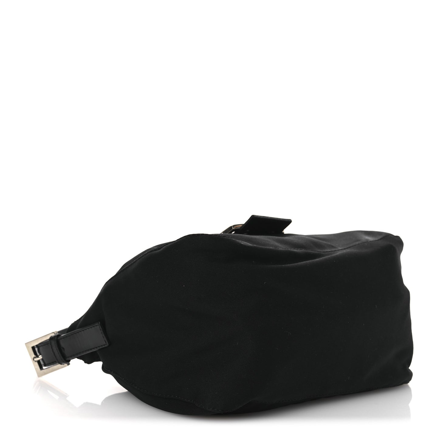 Nylon Baguette Bag Black