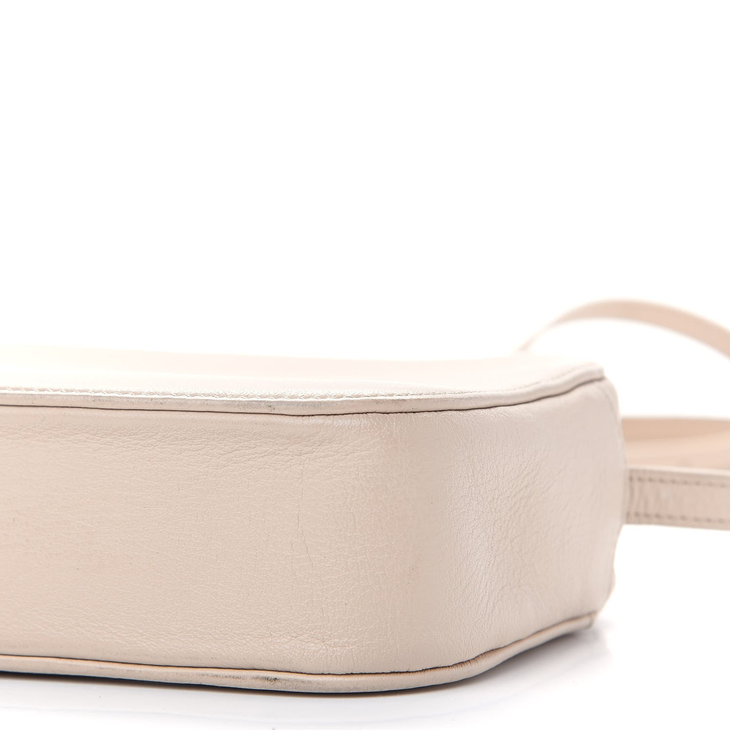 Balenciaga Calfskin Logo XS Everyday Camera Bag Light Beige Black 11 of 13