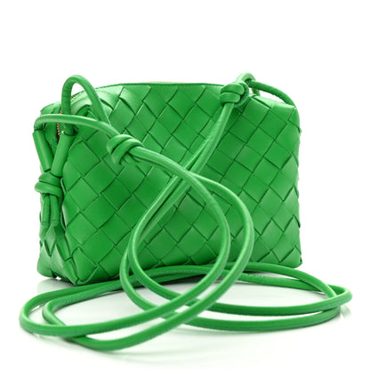 Bottega Veneta Nappa Intrecciato Mini Loop Camera Bag Parakeet 3 of 9