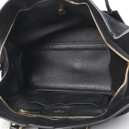 Saint Laurent Suede Small Classic Y Cabas Black 5 of 15