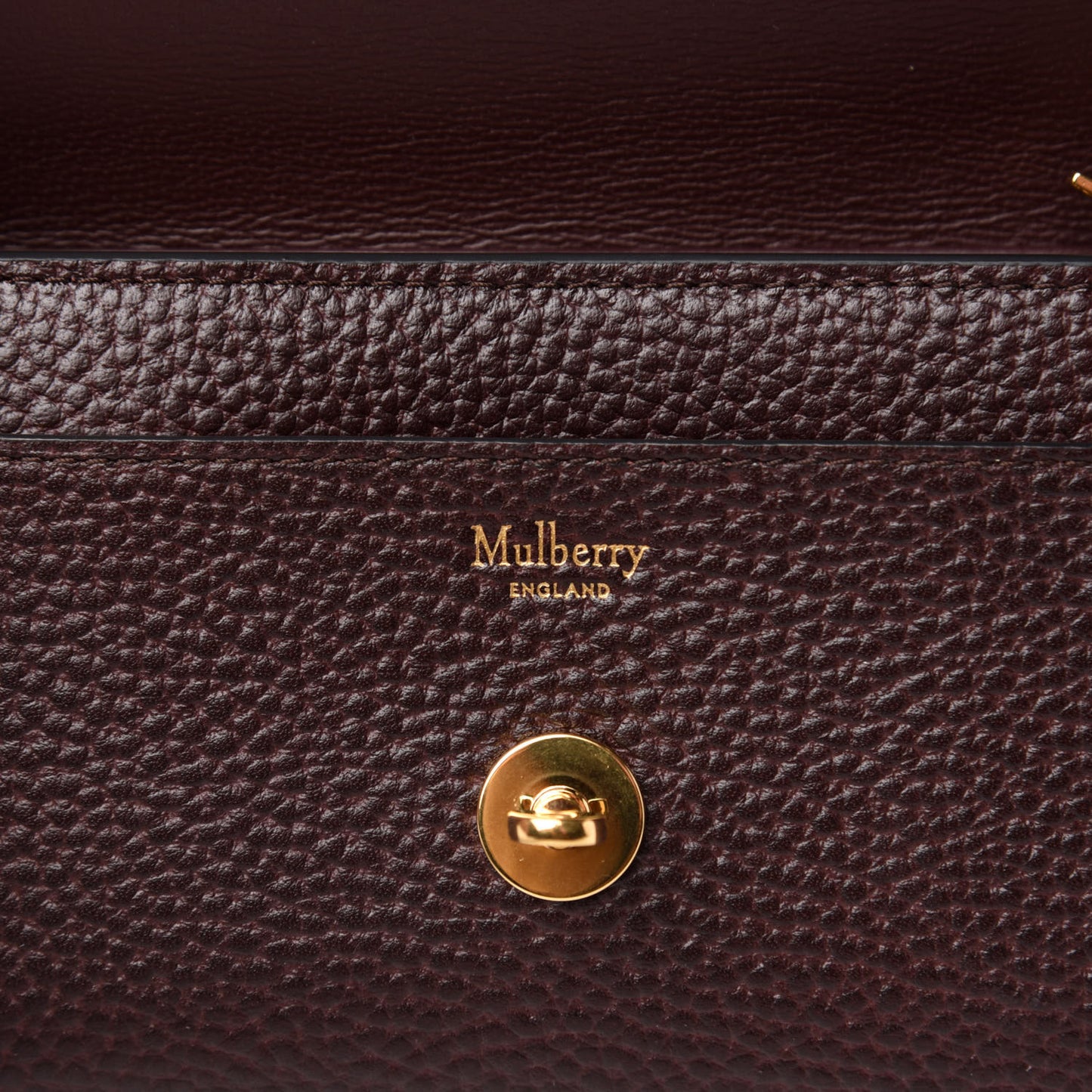 Grain Vegetable Tanned Calfskin Darley Wallet Oxblood