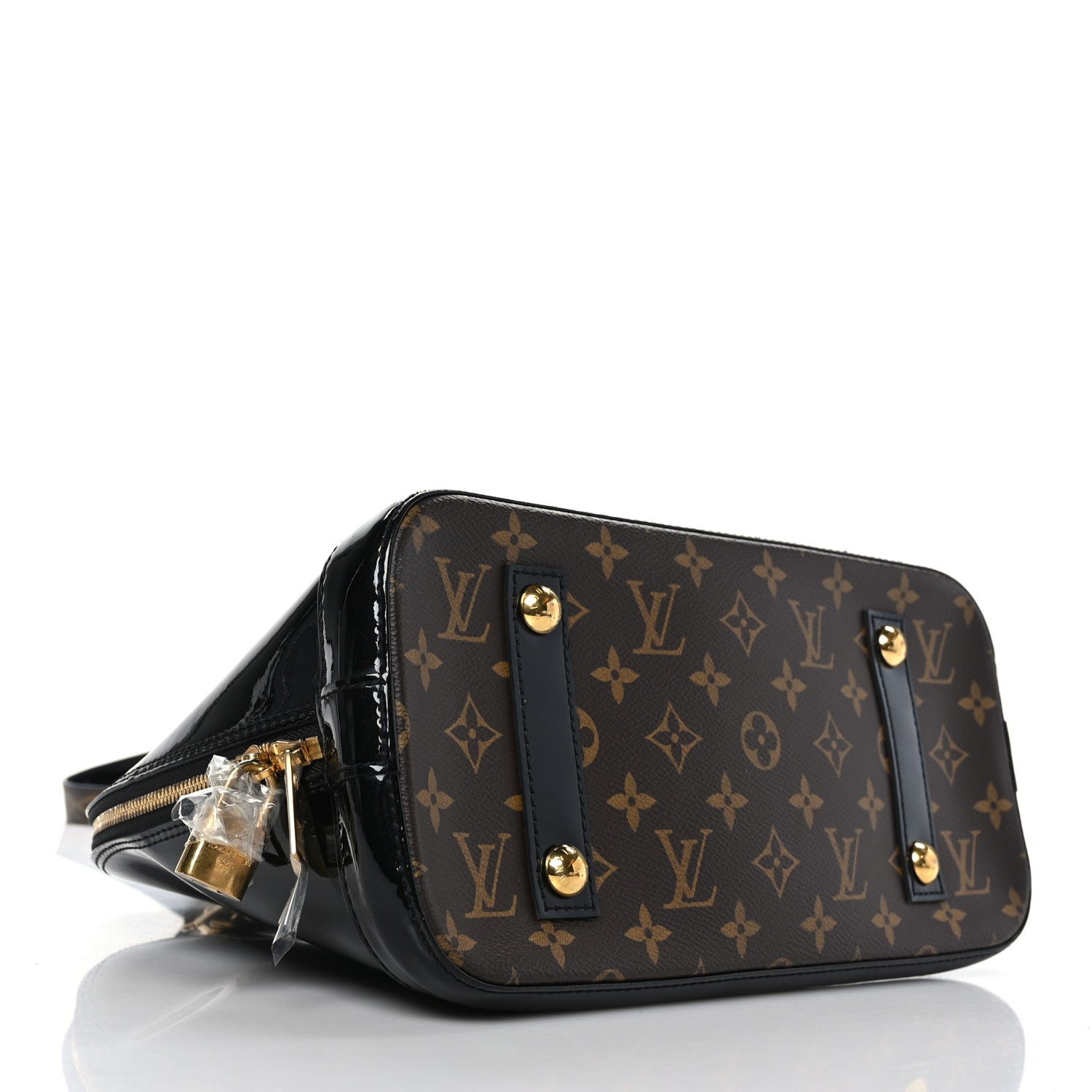 Louis Vuitton Patent Monogram Alma PM Black 4 of 8