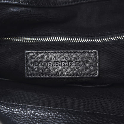 Burberry Brit Studded Calfskin Shopper Medium Black 6 of 11