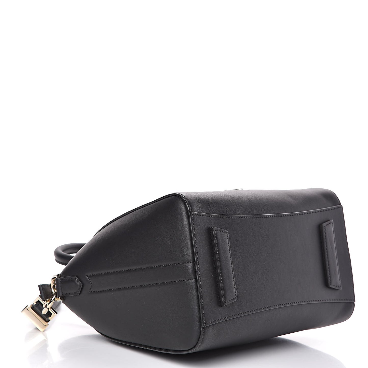Calfskin Triangle Studded Small Antigona Black