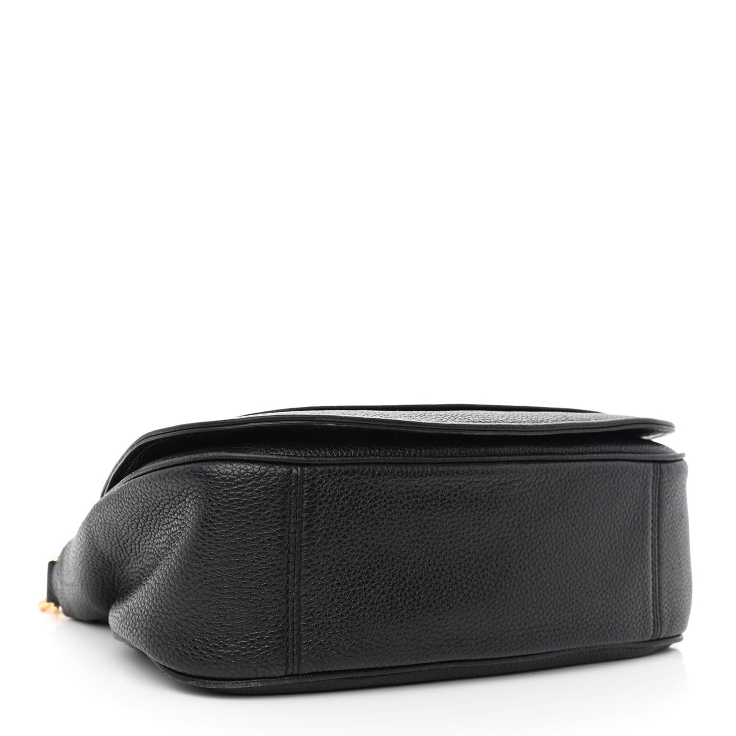 Calfskin Empire City Messenger Crossbody Black