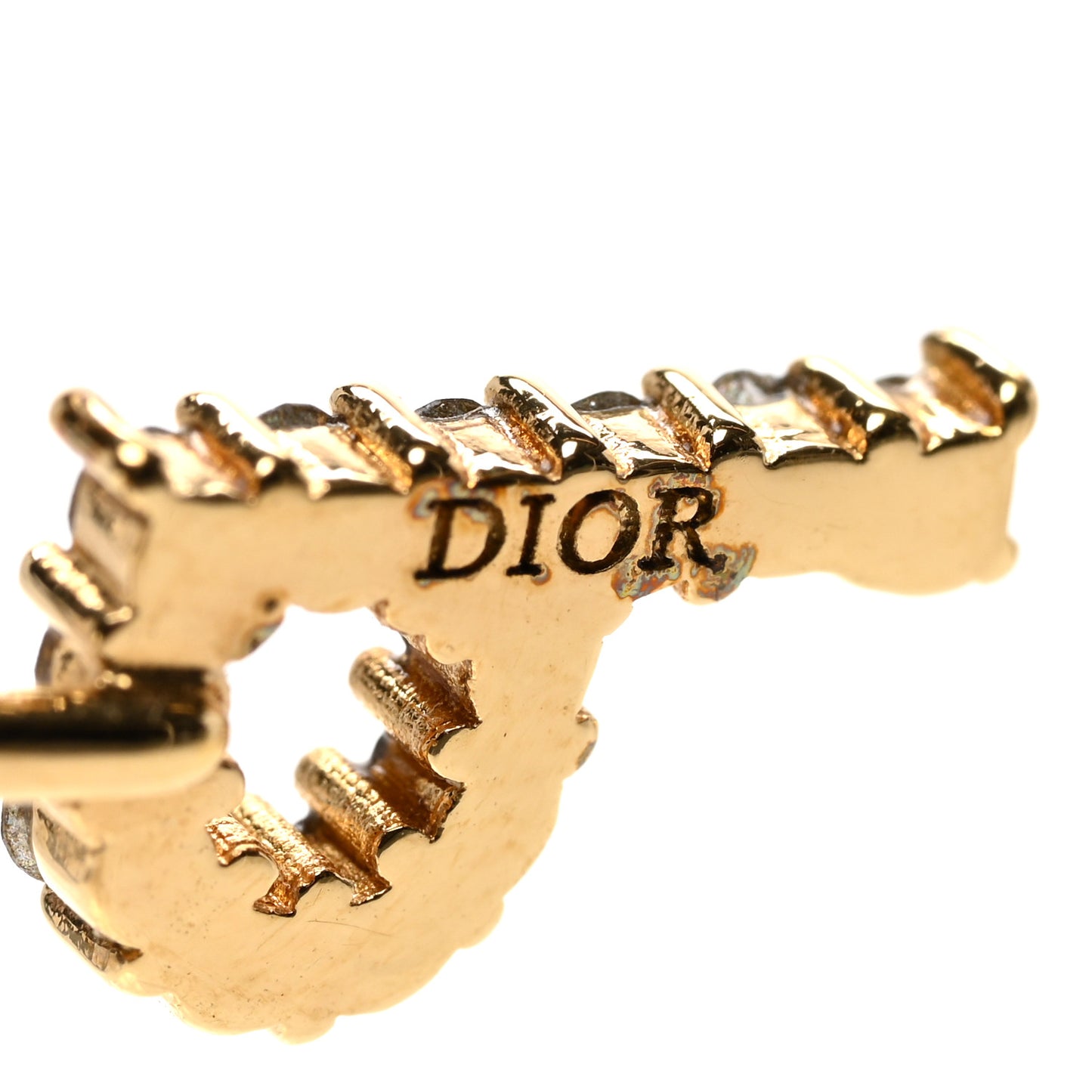 Crystal Pearl My ABCDior P Tribale Earring Gold
