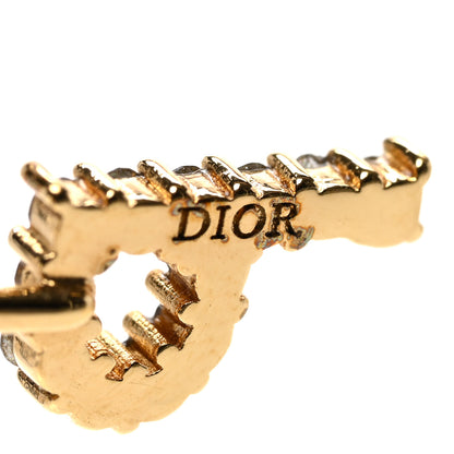 Christian Dior Crystal Pearl My ABCDior P Tribale Earring Gold 4 of 5