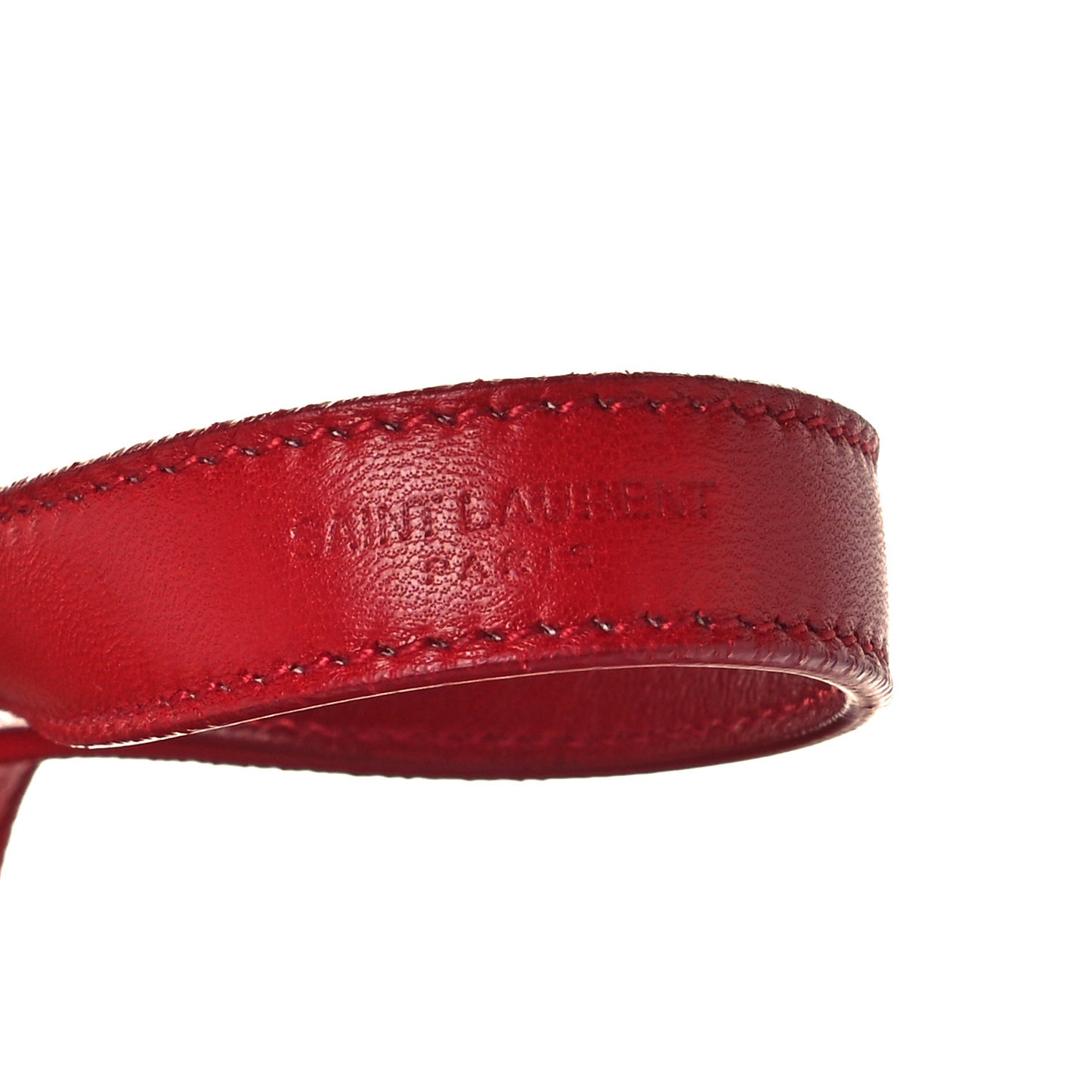 Lambskin Teddy Drawstring Bag Eros Red