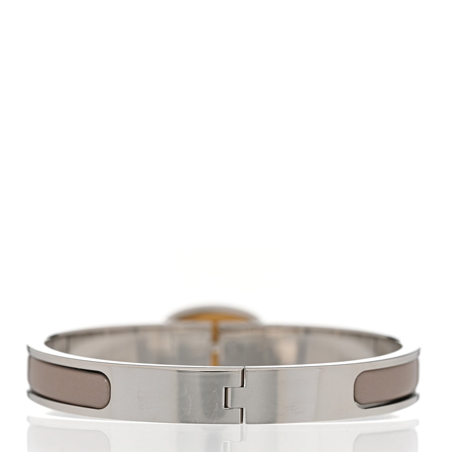 Enamel Mini Clic Chaine d'Ancre Bracelet PM Marron Glace