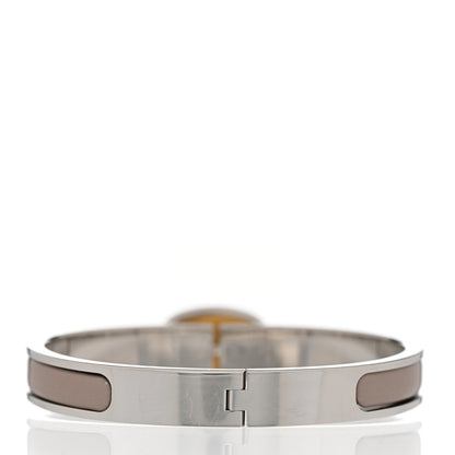 Hermes Enamel Mini Clic Chaine d'Ancre Bracelet PM Marron Glace 3 of 5