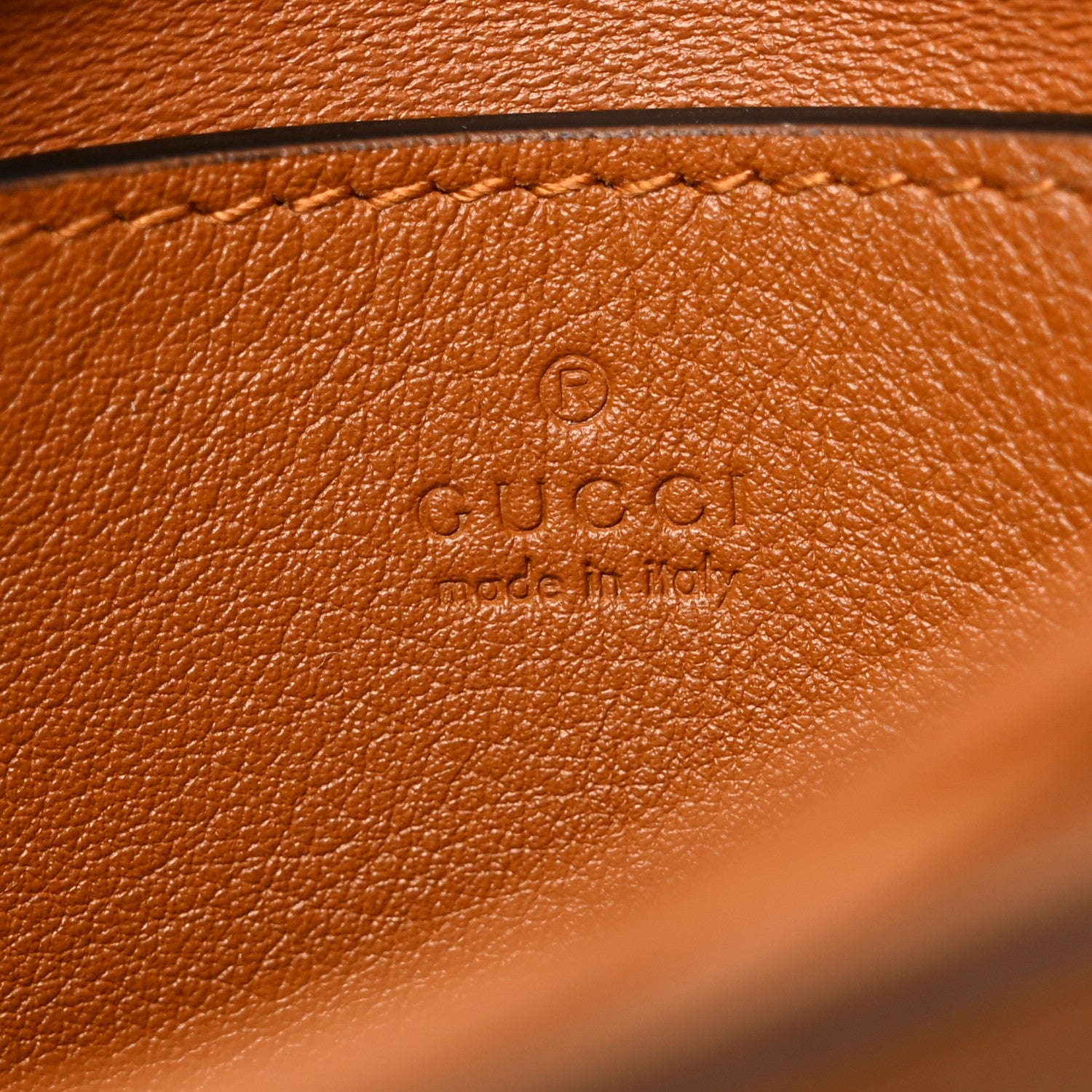 Gucci Roxy Calfskin Web Mini Blondie Shoulder Bag Cognac 6 of 11