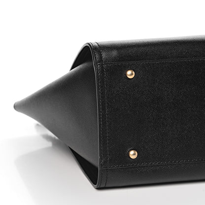 Chanel Caviar Small Studded Deauville Tote Black 9 of 12