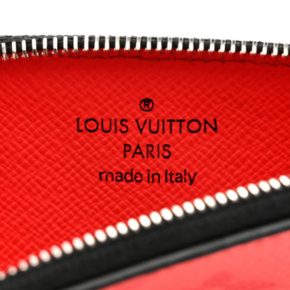 Louis Vuitton Taigarama Coin Card Holder Fire Red 6 of 6