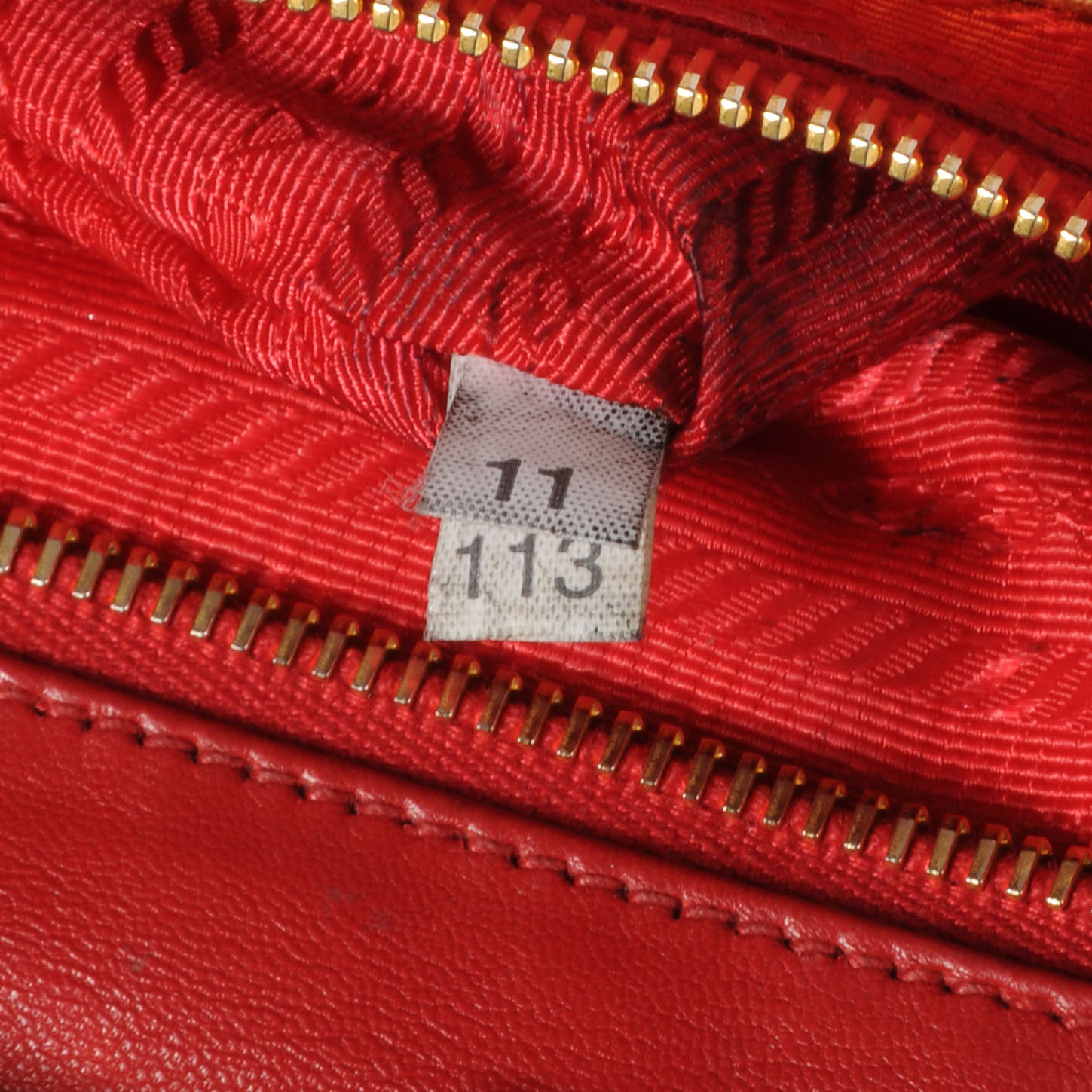 Prada Nappa Gaufre Frame Tote Fuoco 8 of 8