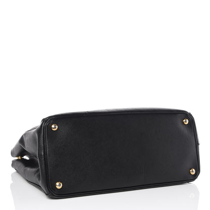 Prada Saffiano Large Galleria Double Zip Tote Black 4 of 14