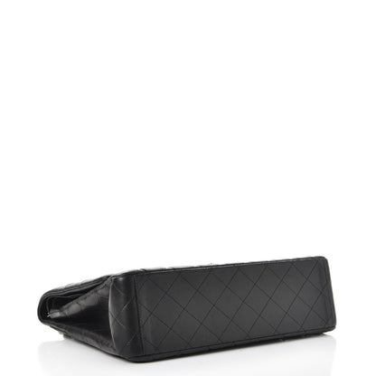 Chanel Lambskin Quilted Maxi Double Flap Black 5 of 13
