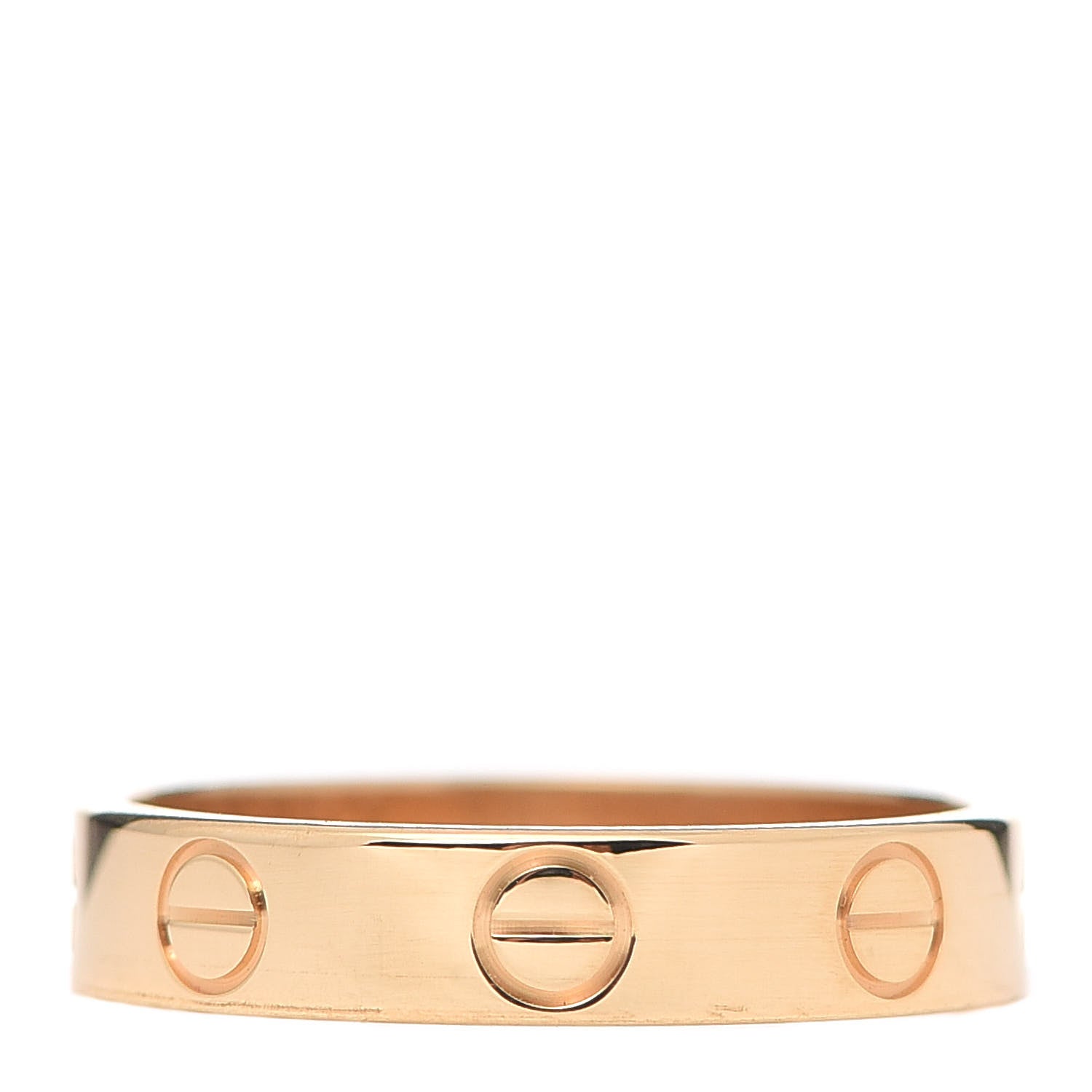 Cartier 18K Yellow Gold 3.5mm LOVE Wedding Band Ring 49 4.75 3 of 6