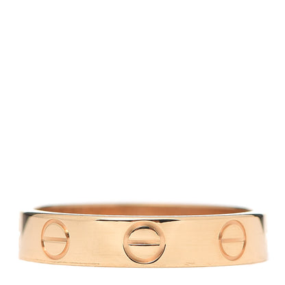 Cartier 18K Yellow Gold 3.5mm LOVE Wedding Band Ring 49 4.75 3 of 6