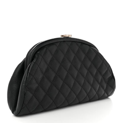 Chanel Caviar Quilted Timeless Clutch Black 3 of 7