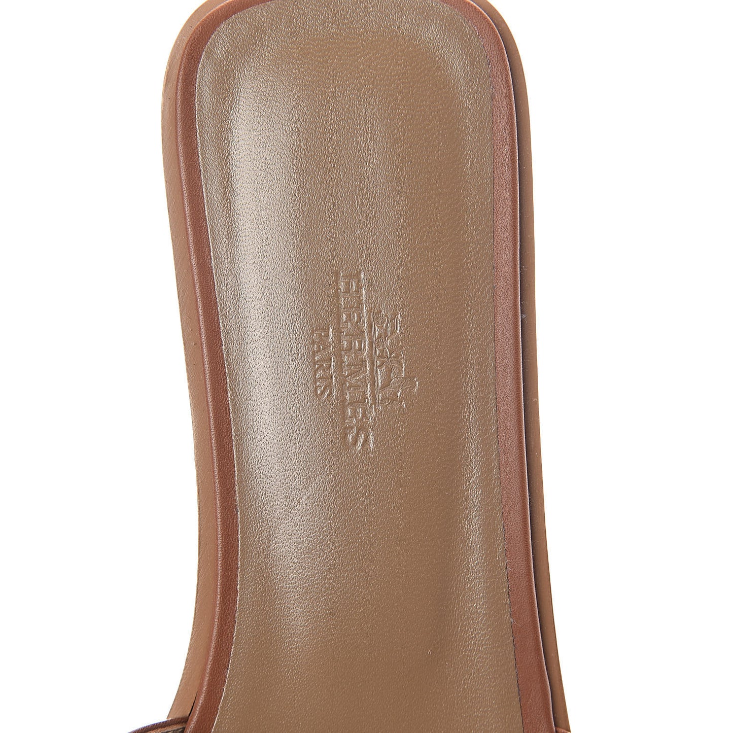 Box Calfskin Oran Sandals 39 Gold