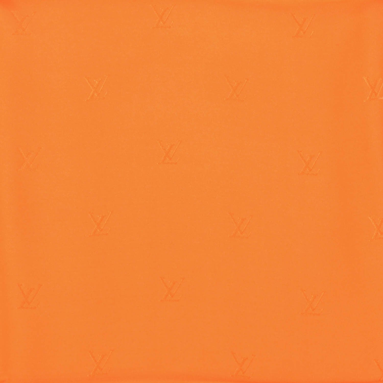 Louis Vuitton Silk Monogram Monaco Square Scarf Orange 1 of 6
