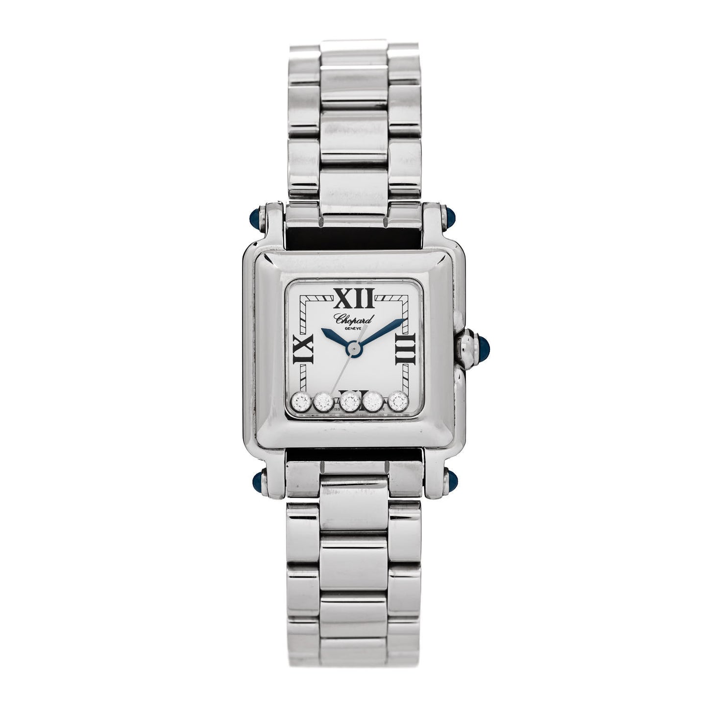 Stainless Steel 5 Diamond 23mm Happy Sport Quartz Watch