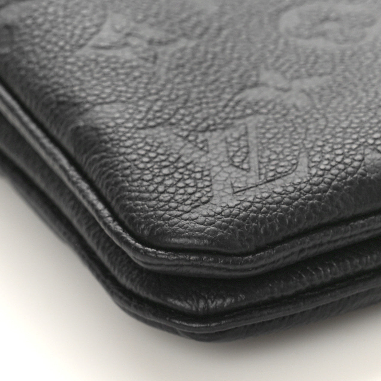 Empreinte Double Zip Pochette Black