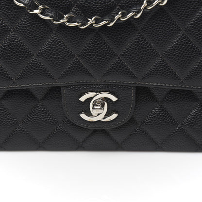 Chanel Caviar Quilted Medium Double Flap Black 11 of 12