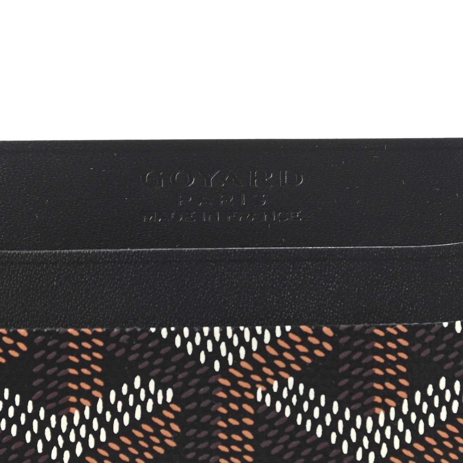 Goyard Goyardine Saint Sulpice Card Holder Black 6 of 6